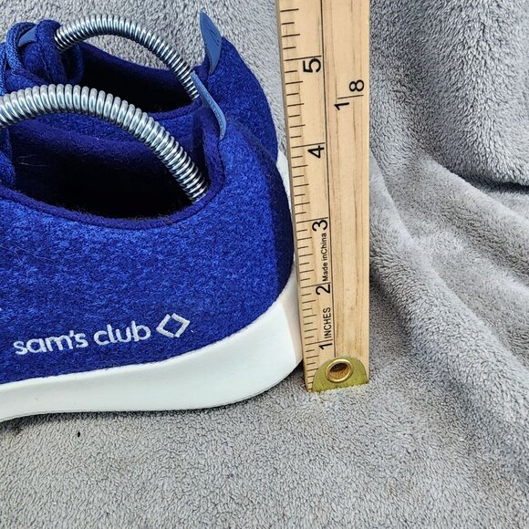 Allbirds Shoes Mens Size 10 Sams Club Blue Merino Wool Lace Up Sneakers *GUC* - Picture 3 of 12